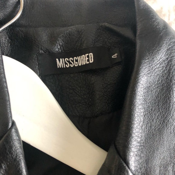 ๐ New Missguided Faux Leather Jacket with Stunning Design & Buttons ๐ - Picture 6 of 10